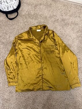 Taylor Swift Satin Gold PJ set